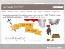 Tablet Screenshot of hoffnung-weltweit.info